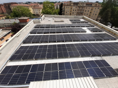 Nuovo impianto fotovoltaico sulla copertura del Polo Piagge